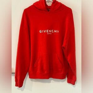 Givenchy Graphic Print Crew Neck Hoodie
